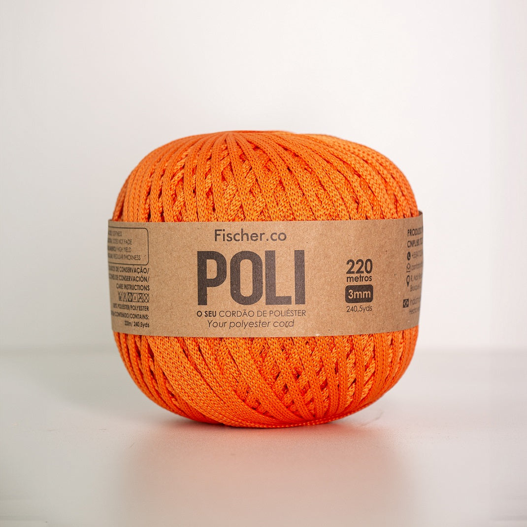 Fil POLI 3 mm – 220 mètres – Orange