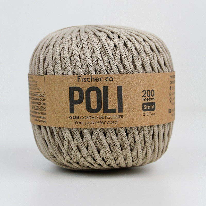 Fil POLI 5 mm – 200 mètres Beige