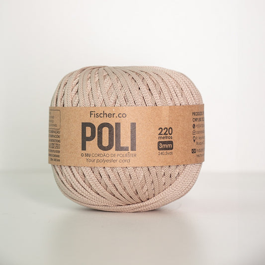 Fil POLI 3 mm – 220 mètres – Beige