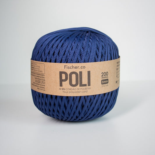 Fil POLI 5 mm – 200 mètres – Bleu Marine Oxford