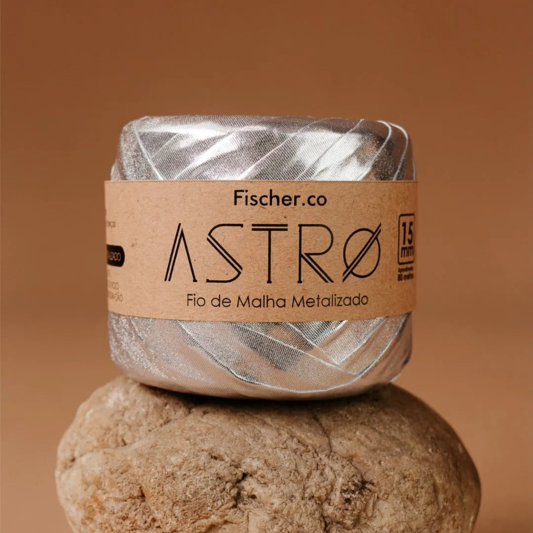 Fil de maille métallisé – Argent