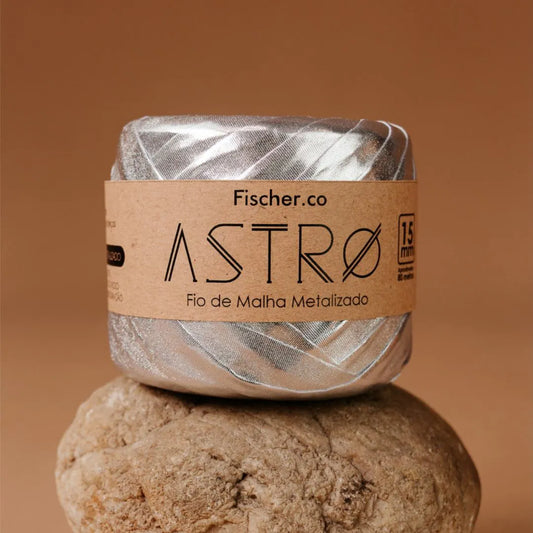 Fil de maille métallisé – Argent