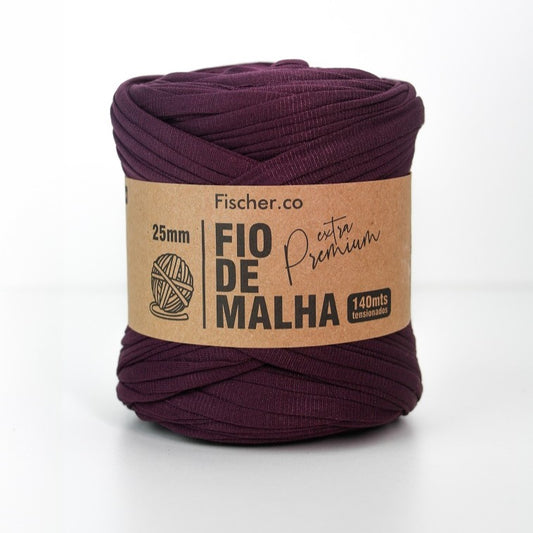 Fil de maille Extra Premium 25 mm – Aubergine