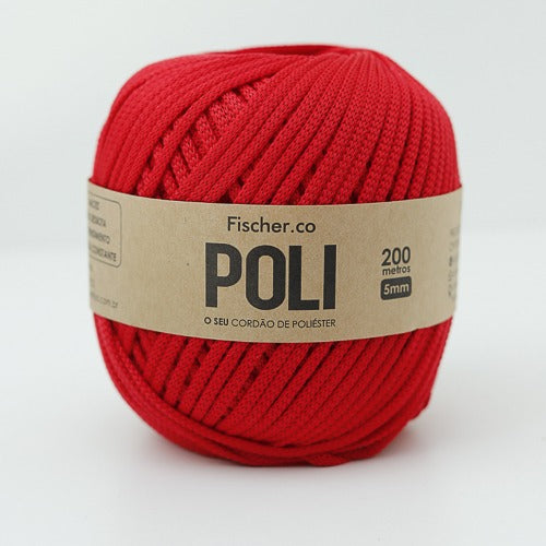 Fil POLI 5 mm – 200 mètres – Cerise