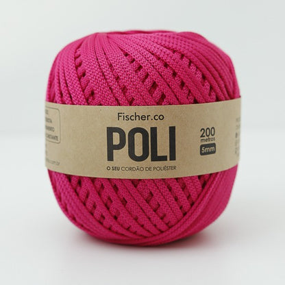 Fil POLI 5 mm – 200 mètres – Rose Fuchsia